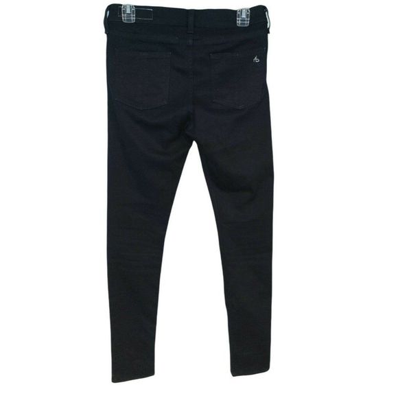 Rag & Bone High Rise Skinny High Rise Jeans Size 27 Dark Blue Stretch Denim - Picture 2 of 9